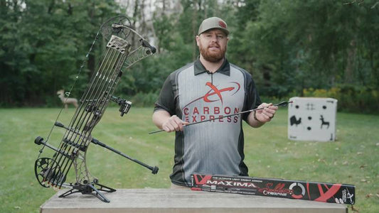 Maxima Sable RZ Arrow Shafts .350 Spine, 12-Pack