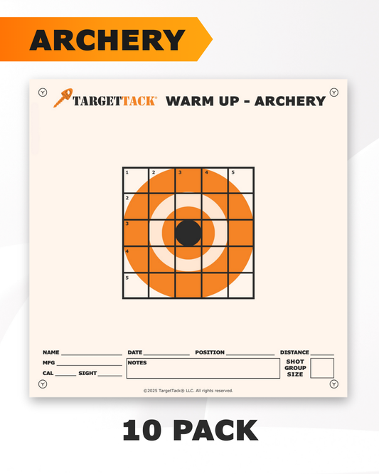 12" by 12" Archery Practice Targets - 10 Pack