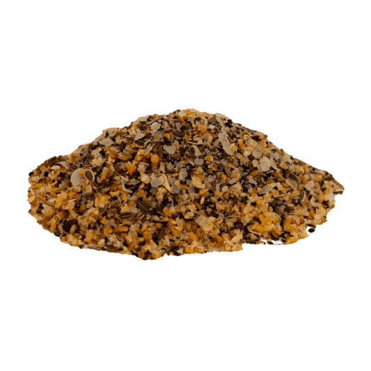 Small game bird hunting blend with corn and seeds for turkey and upland game birds.