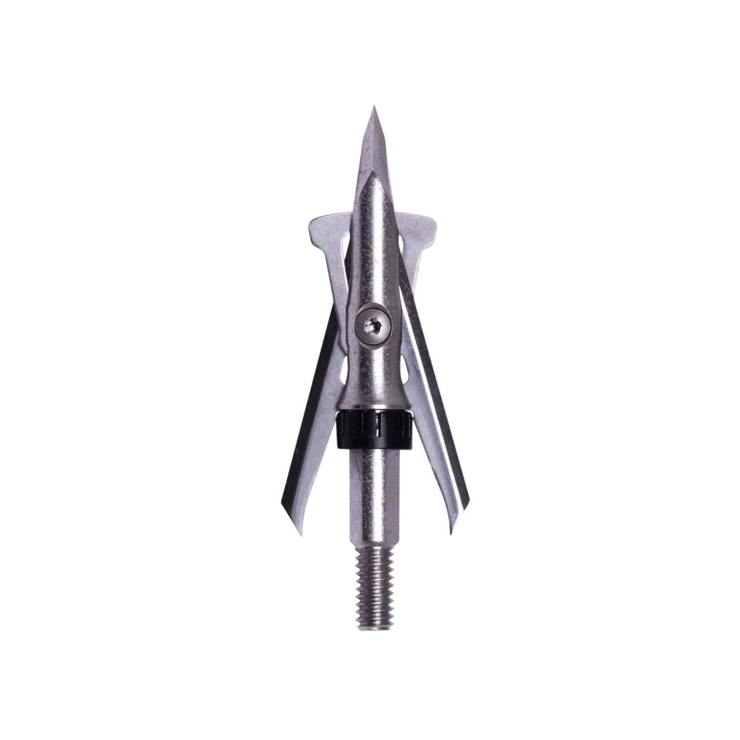 Foldback Broadhead, durable stainless steel blades for bowhunting accuracy.