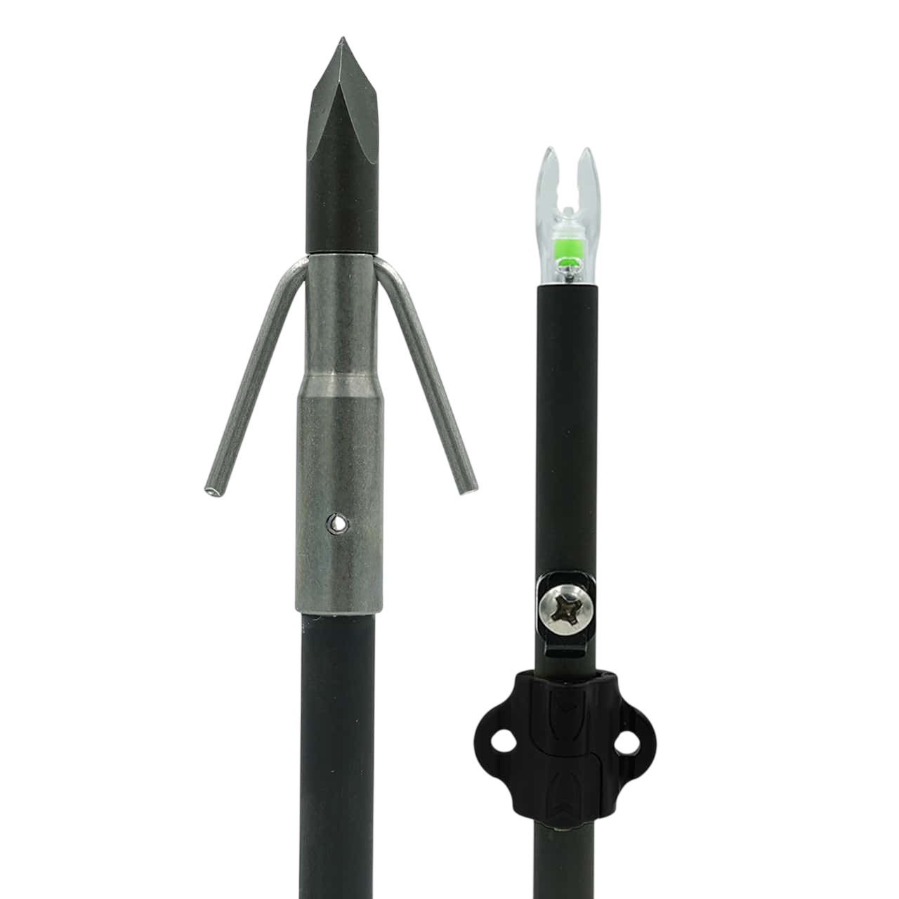 Lighted Carbon Gar Arrow and Bottle Slide