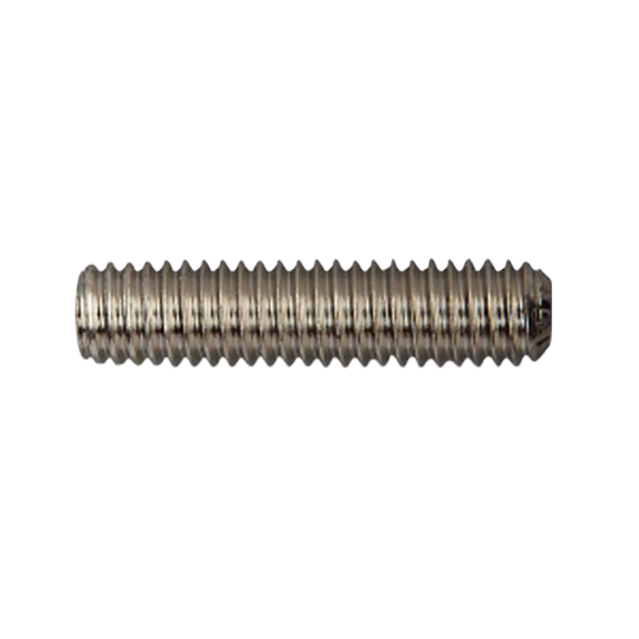 High-strength steel bolt for archery and bowhunting equipment.