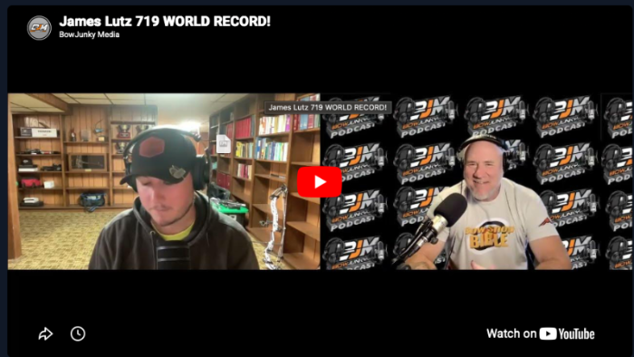 Jimmy Lutz 719 World Record at 2026 USA Archery Gator Cup with Carbon Express Nano Pro RZ arrows