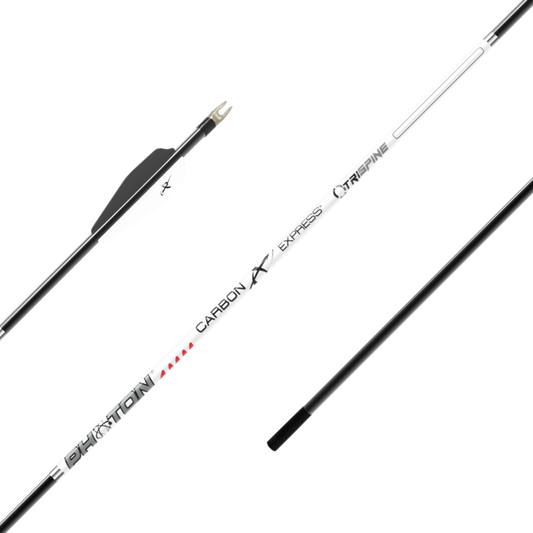 Carbon Express Photon 4mm Fletched Carbon Hunting Arrows (6-Pack)