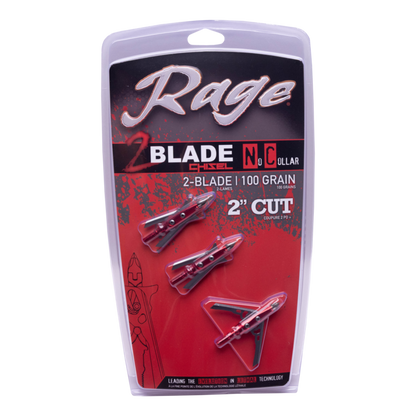 Rage 2-Blade NC Chisel Tip Broadheads