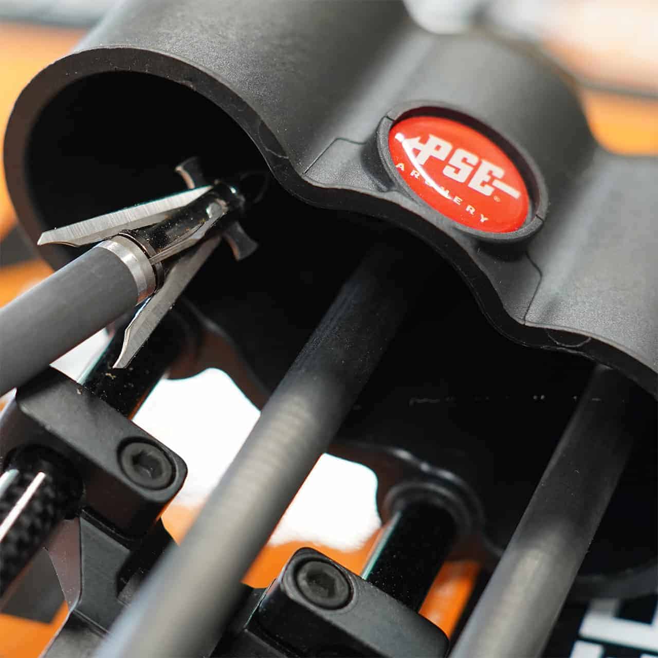 High-performance crossbow scope adjustment and mounting system for precision shooting.