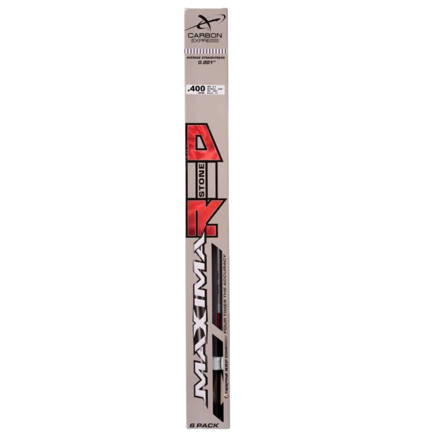 Carbon Express Maxima RED 6mm Stone Carbon Hunting Arrow Shafts (12-Pack)