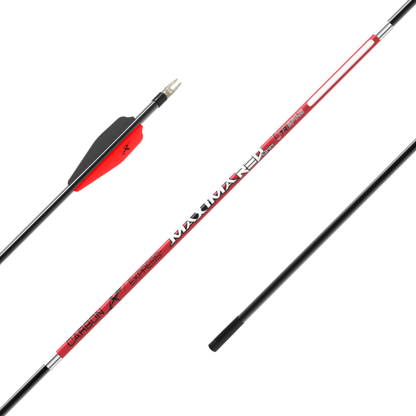 Carbon Express Maxima RED 4mm Carbon Hunting Arrow Shafts (12-Pack)