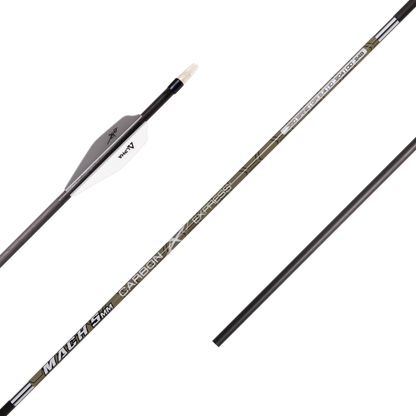 Carbon Express Mach 5 5mm Fletched Carbon Hunting Arrows (6-Pack)