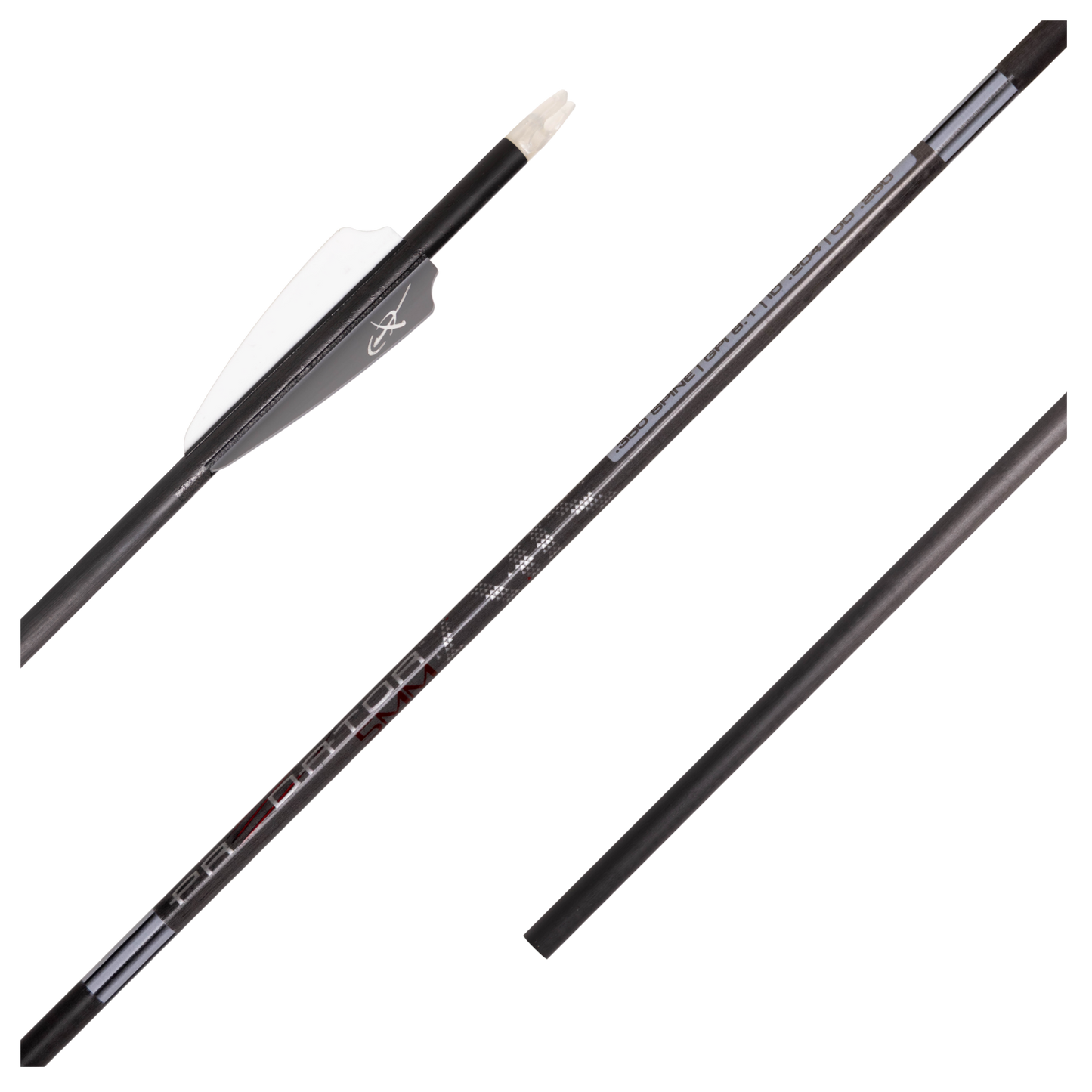 Carbon Express Predator AIR 5mm Carbon Hunting Arrow Shafts (12-Pack)