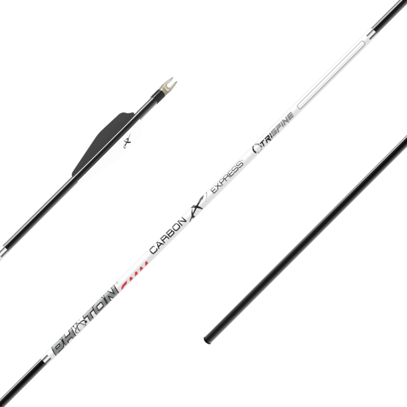 Carbon Express Photon 6mm Fletched Carbon Hunting Arrows (6-Pack)
