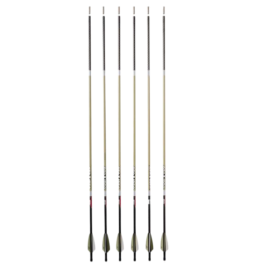 Maxima RED 5mm Drab Arrow Shafts .300 Spine, 12-Pack