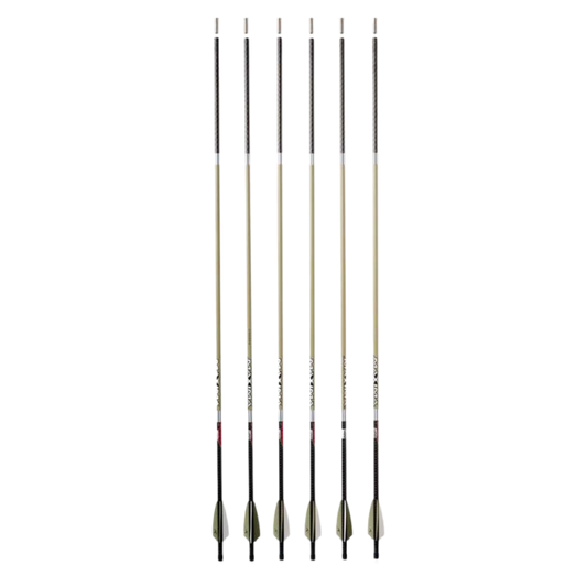 Maxima RED Drab 6mm Arrow Shafts .300 Spine, 12-Pack