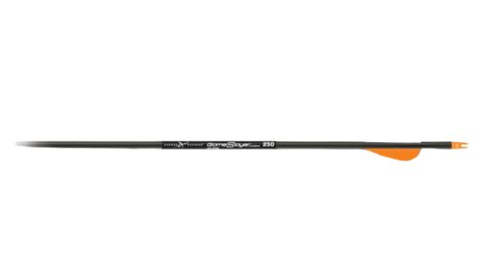 Game Slayer Carbon 250 Arrows .400 Spine, 3-Pack Glued, 30 Inch