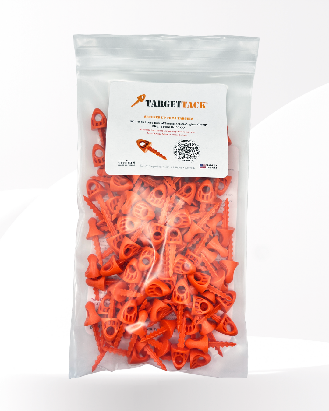 100 1-Inch Loose Bulk of TargetTacks®