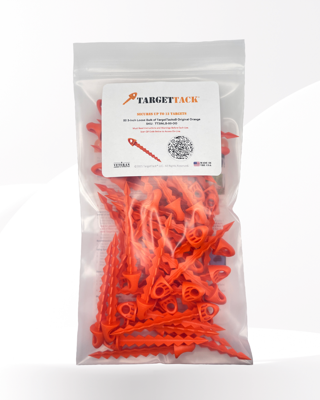 50 3-Inch Loose Bulk of TargetTacks®