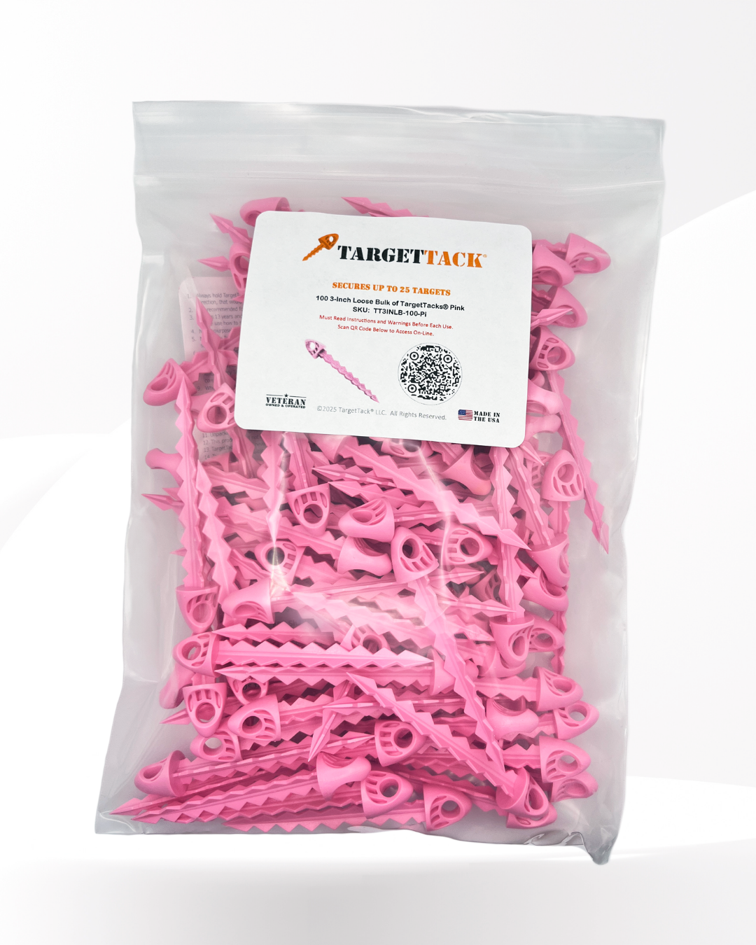 25 3-Inch Loose Bulk of TargetTacks®