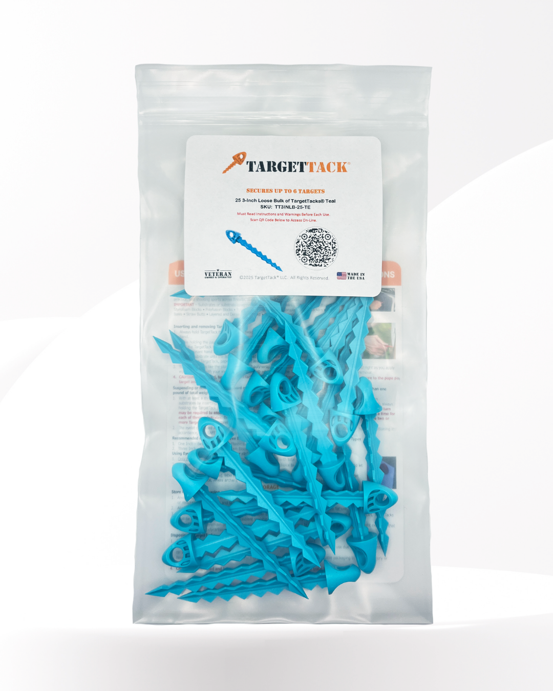 25 3-Inch Loose Bulk of TargetTacks®