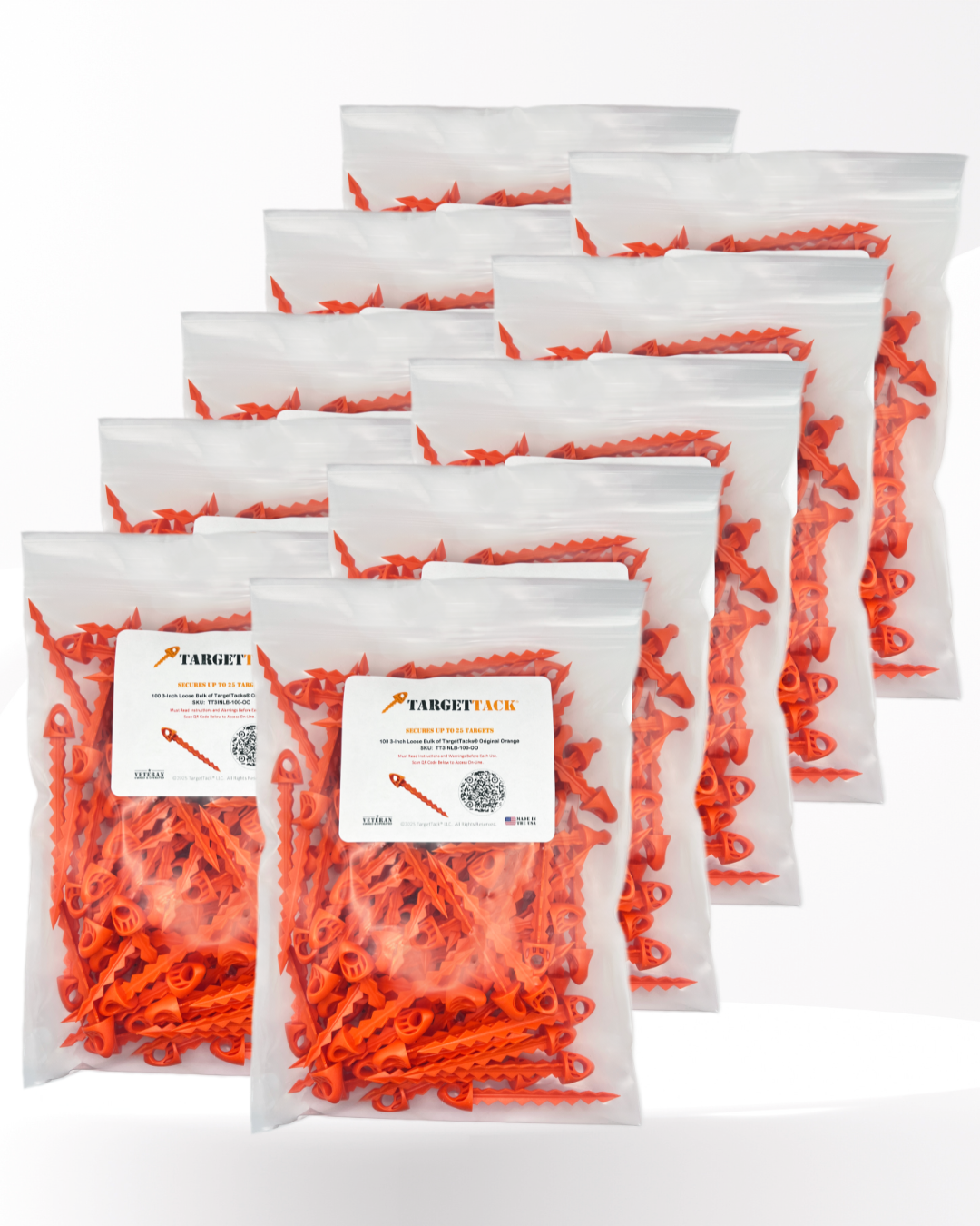25 3-Inch Loose Bulk of TargetTacks®
