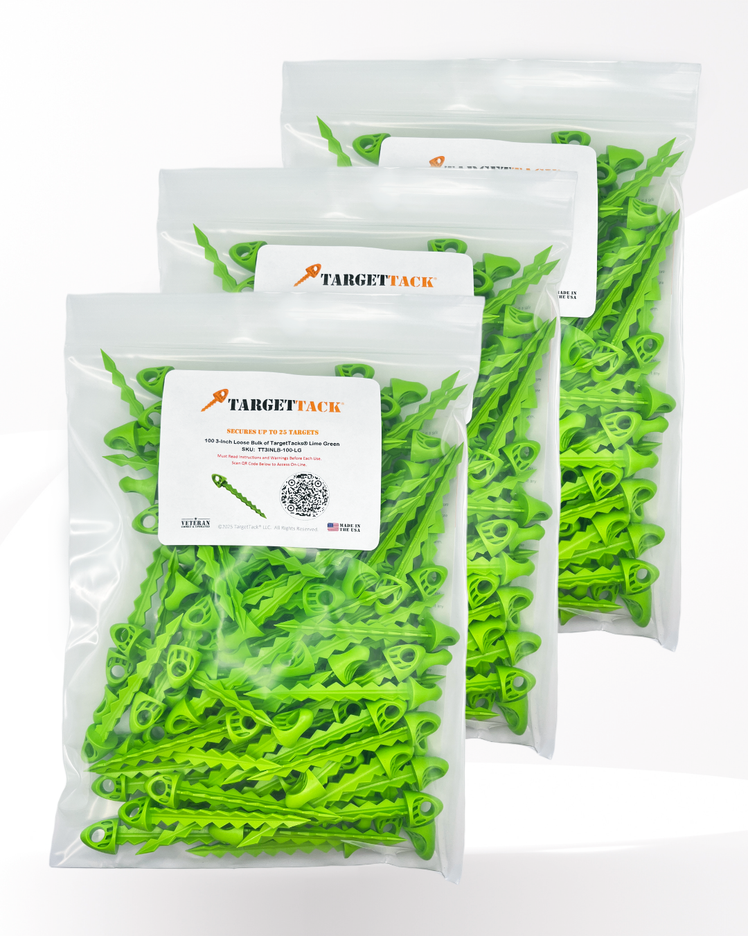 25 3-Inch Loose Bulk of TargetTacks®