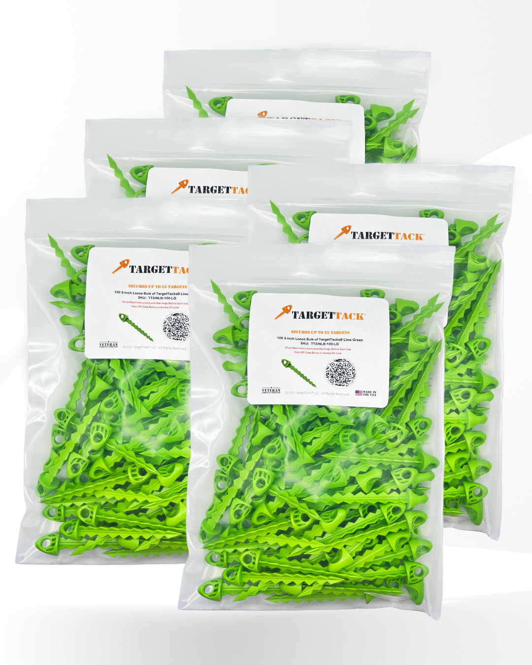 25 3-Inch Loose Bulk of TargetTacks®
