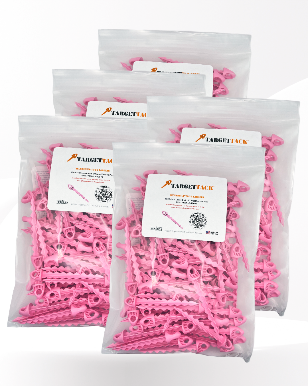 25 3-Inch Loose Bulk of TargetTacks®