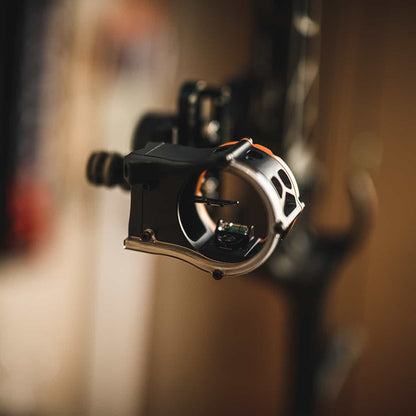 Precision bow sight mounting for archery accuracy and hunting success.