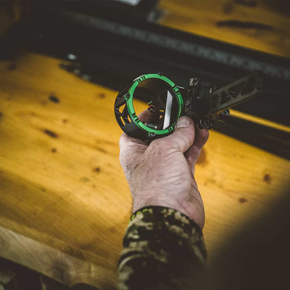 Precision bow sight scope for archery and bowhunting.