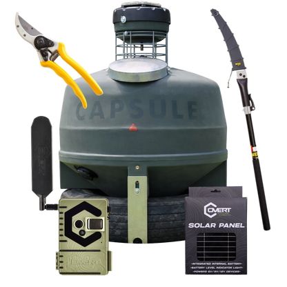 Season‑Ready Property Bundle – 800 lb Feeder, Pro Cellular Camera, Wicked Tools