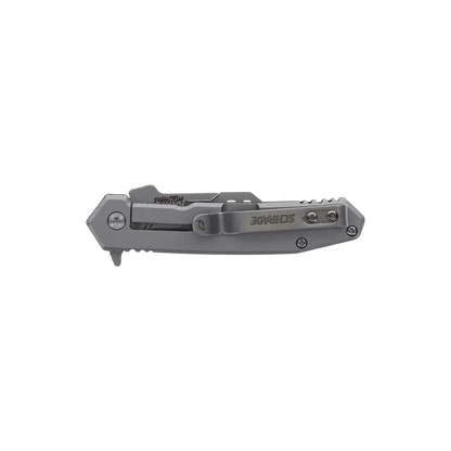 Precision hunting knife with skeleton design for outdoor enthusiasts and bowhunters.