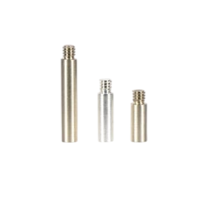 Precision bow limb bolts in three sizes for secure archery setup and adjustments.