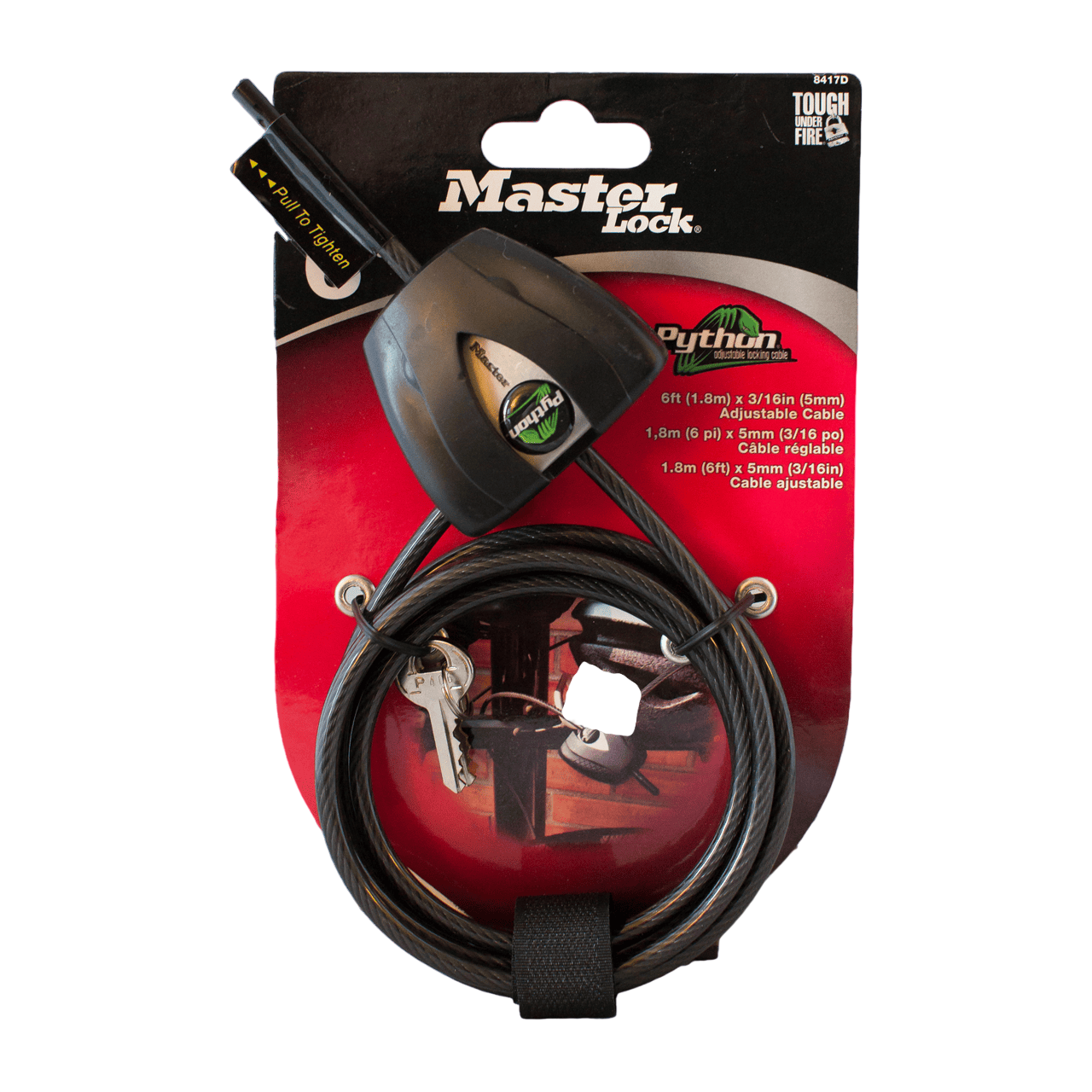 Master Lock Python Adjustable Locking Steel Security Cable – Feradyne ...