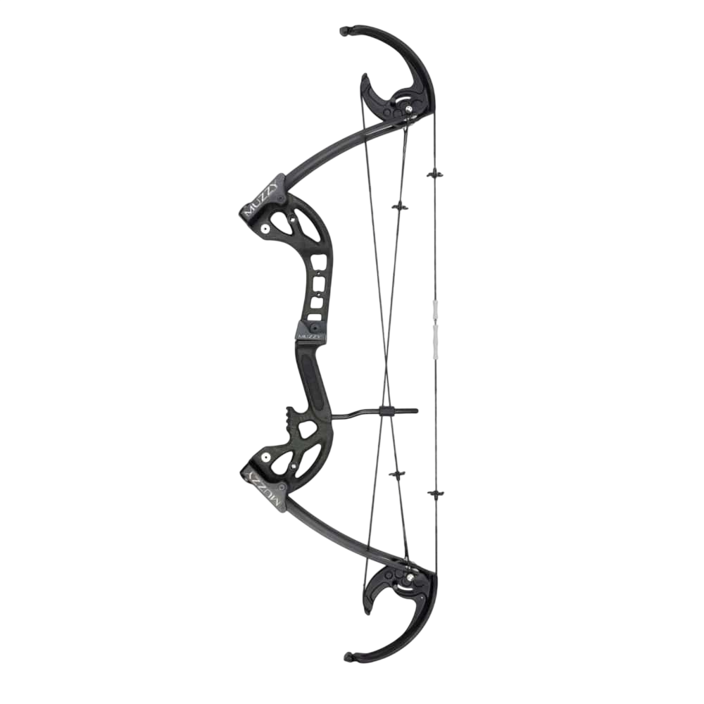 1. Modern compound bow with sleek design for bowhunting enthusiasts.
