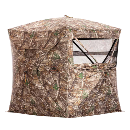Blinds for hunting, camouflage, portable, outdoor, hunting blind, game hide, FeraDyne Outdoors.