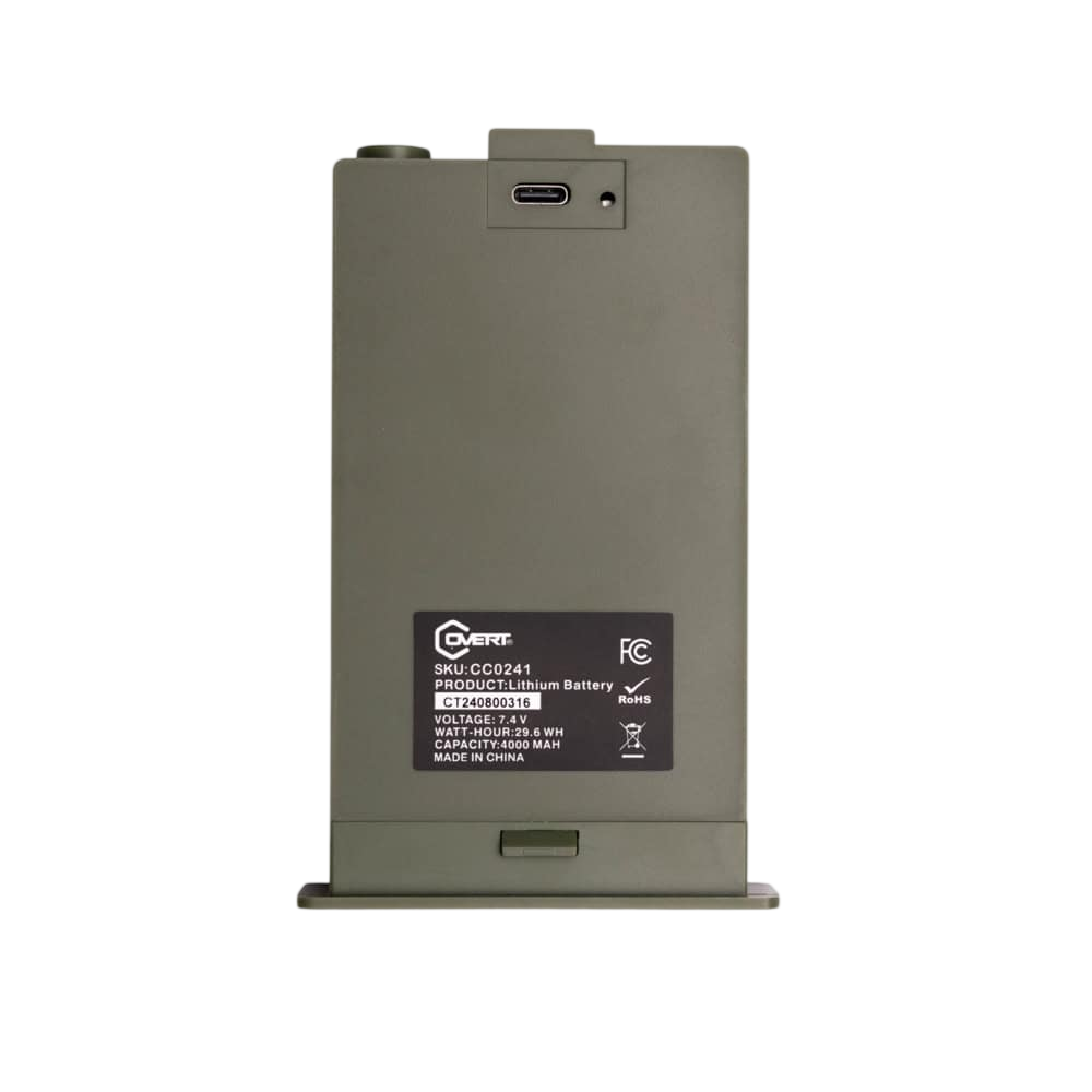 Rechargeable lithium battery for outdoor archery equipment and bowhunting gear.