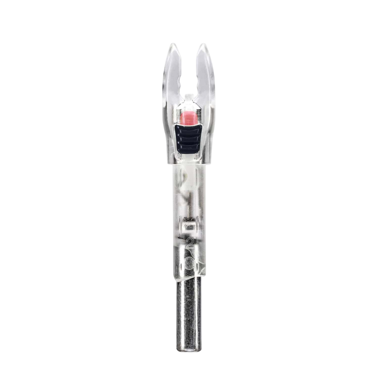 High-strength archery nock for precise bowhunting and target shooting.
