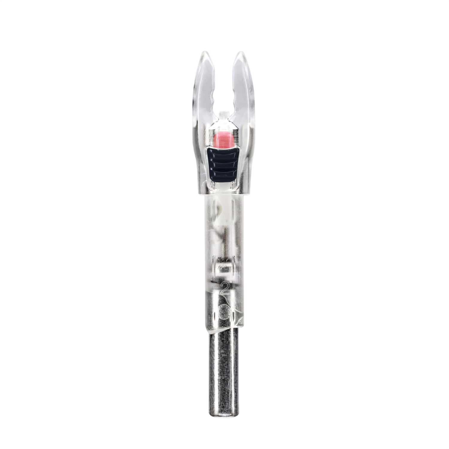 High-strength archery nock for precise bowhunting and target shooting.