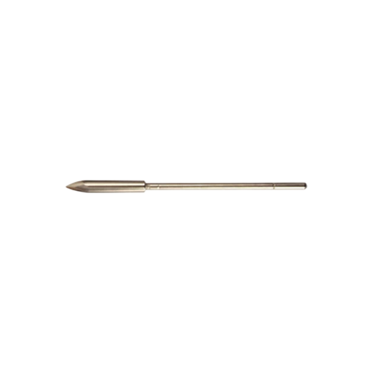 Stainless steel arrow rest pin for archery and bowhunting.