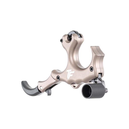 Precision archery trigger for bows, designed for improved accuracy and reliability.