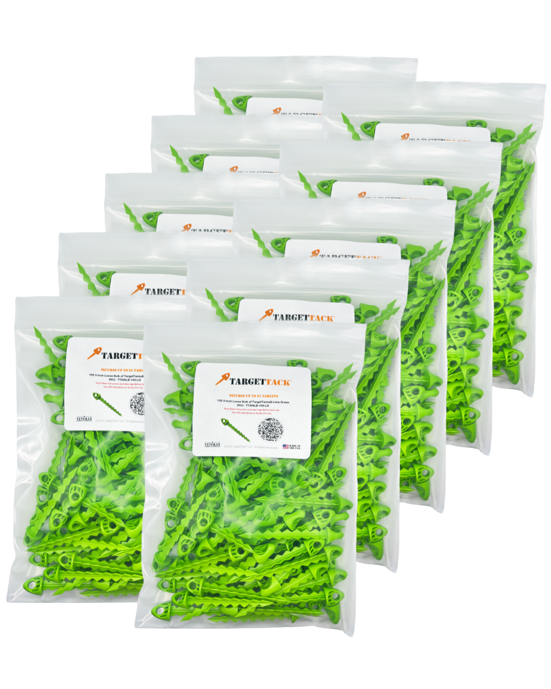 25 3-Inch Loose Bulk of TargetTacks®