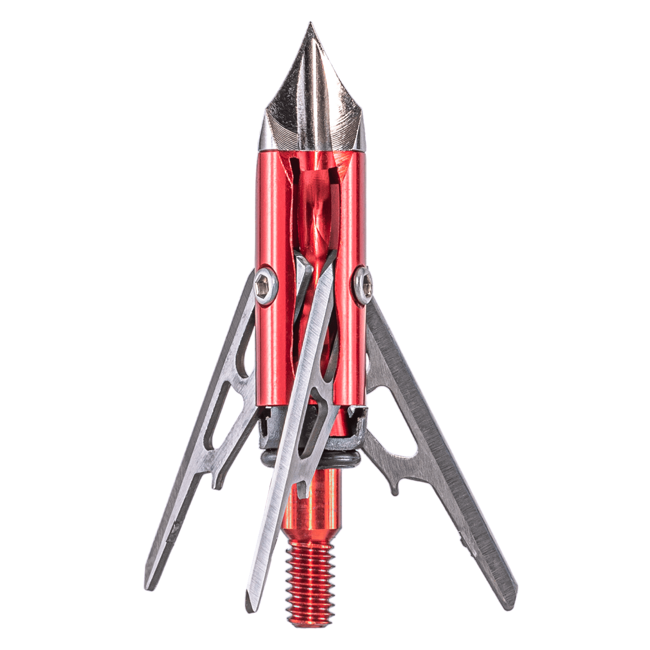 Precision archery broadhead launcher with adjustable blades for bowhunting accessorie.