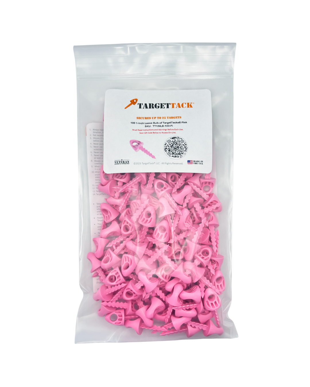 100 1-Inch Loose Bulk of TargetTacks®