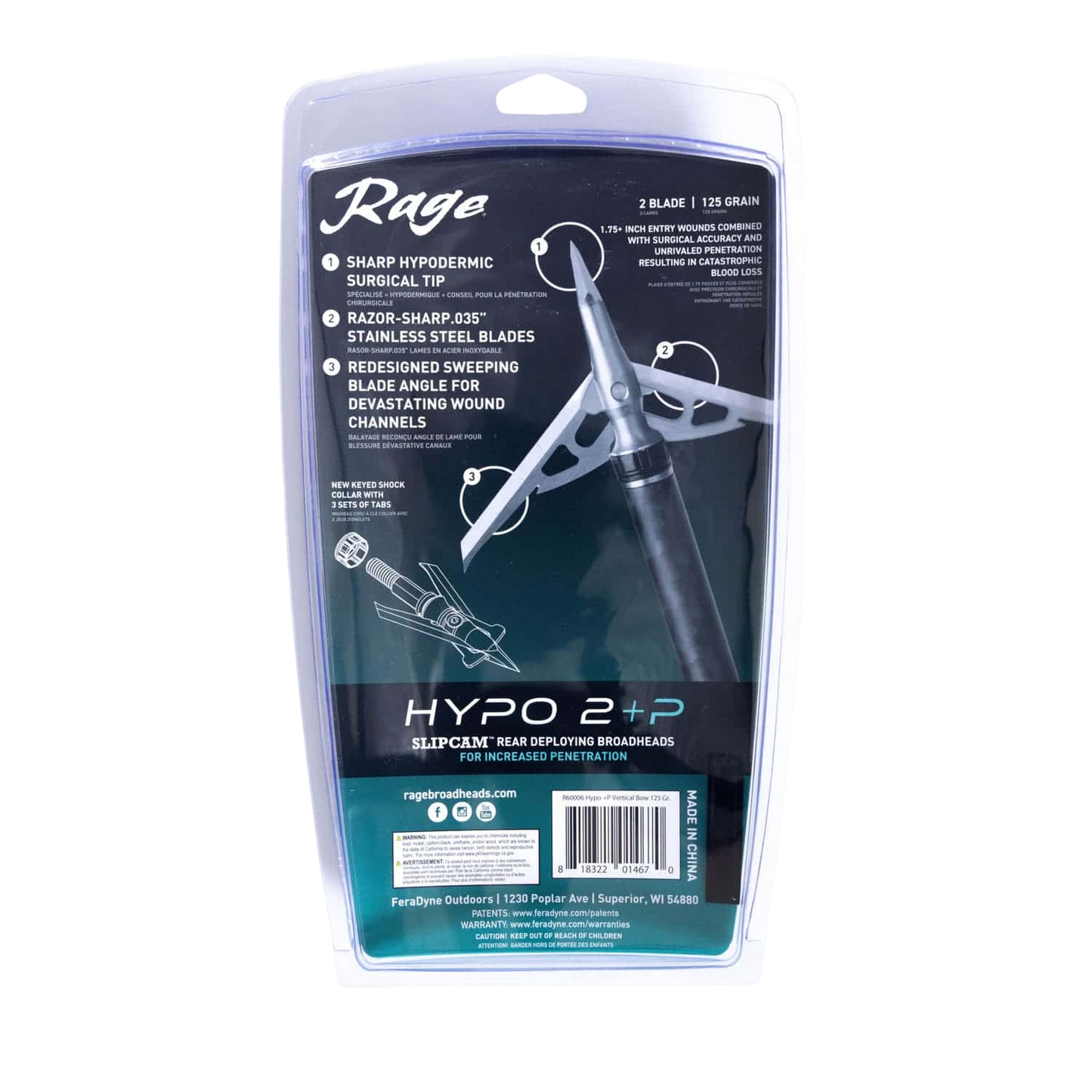 High-precision broadheads for archery and bowhunting, featuring advanced blade design and deployment.