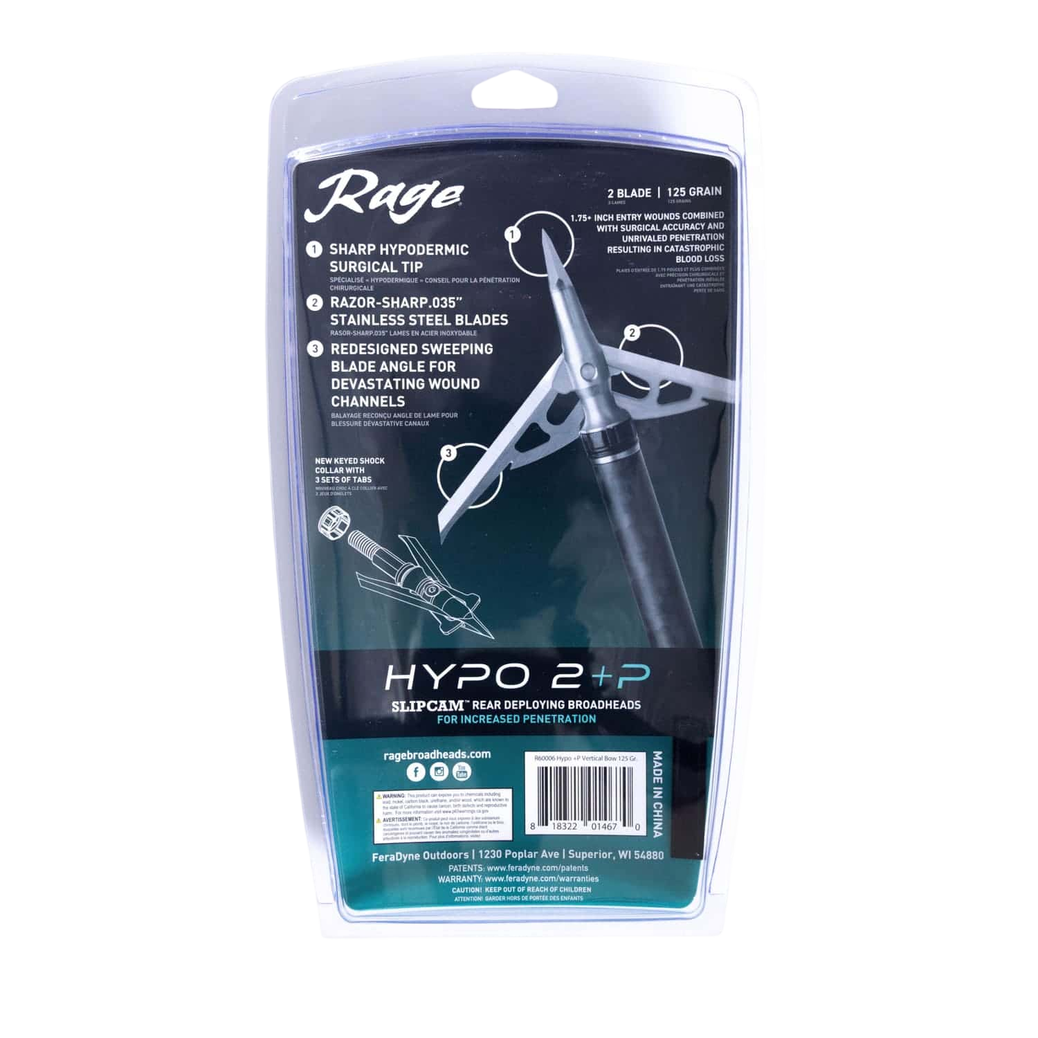 High-precision broadheads for archery and bowhunting, featuring advanced blade design and deployment.