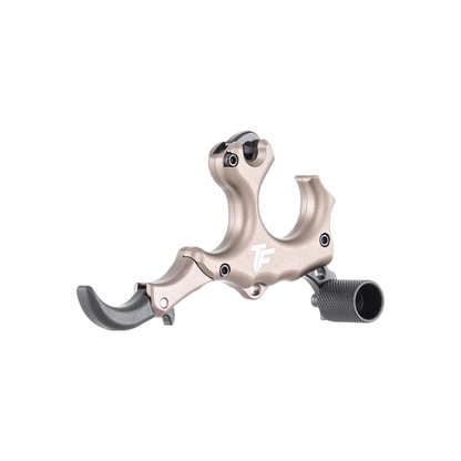 Precision bow release with ergonomic design for accurate shooting, part of FeraDyne Outdoors' archery gear.