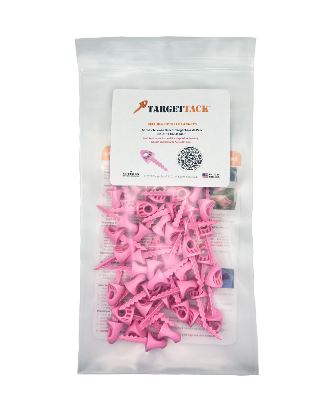 50 1-Inch Loose Bulk of TargetTacks®