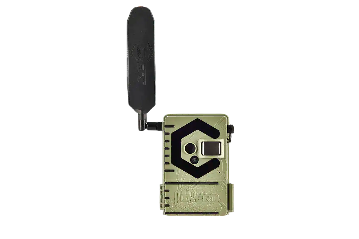 TopTige wireless trail cam with antenna for hunting surveillance.