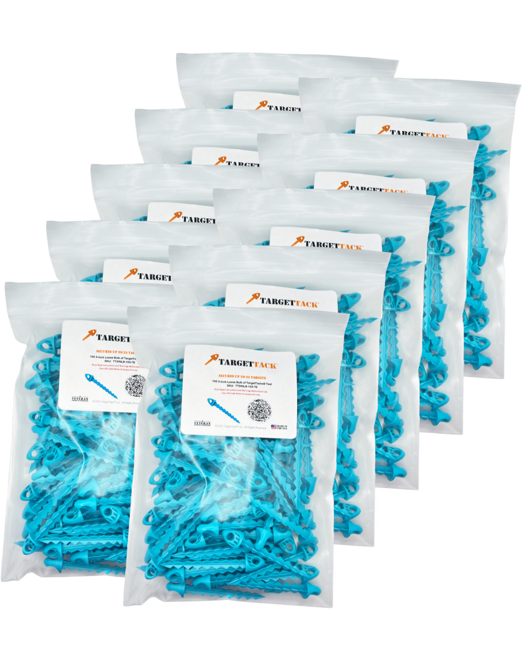 25 3-Inch Loose Bulk of TargetTacks®