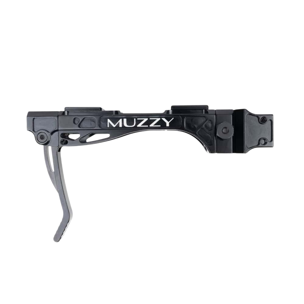 Muzzy Crossbow Trigger Assembly for precision bowhunting and archery accuracy.