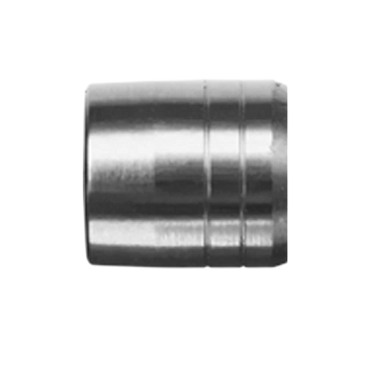 Precision-machined metallic component for archery equipment.